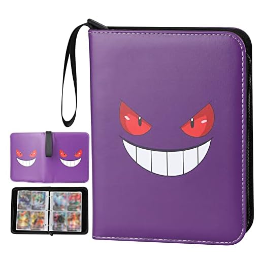 Trading Card Binder 4-Pocket Card Binder 400 Pockets Card Holder Binder for Card Collection Binder for Girls Boys Collector Card Binder with Sleeves Card Book Holder for Trading Cards Case Card Album