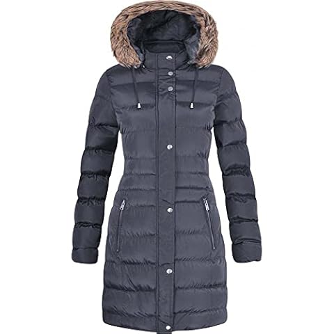 Spindle Women's Hooded Padded Winter Jacket Cover