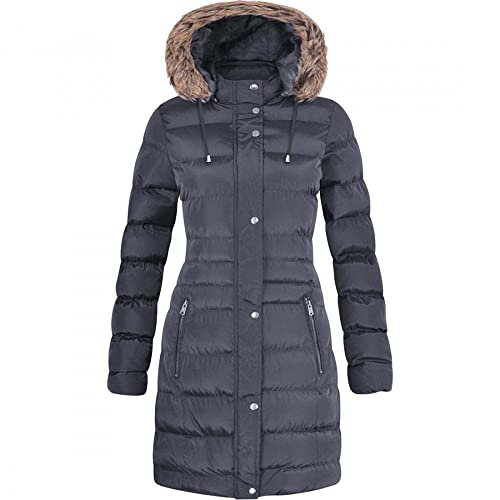 Spindle Women's Puffer Parka Coat, Blue, Size 10