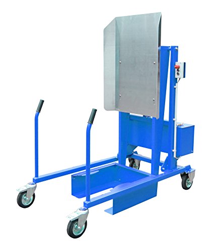Mülltonnen-Kippstation MKS für 120 & 240 l Tonnen Ausschütthöhe 1480 mm Kippwinkel 135° bis 110 kg Rollen 12 V RAL 5012