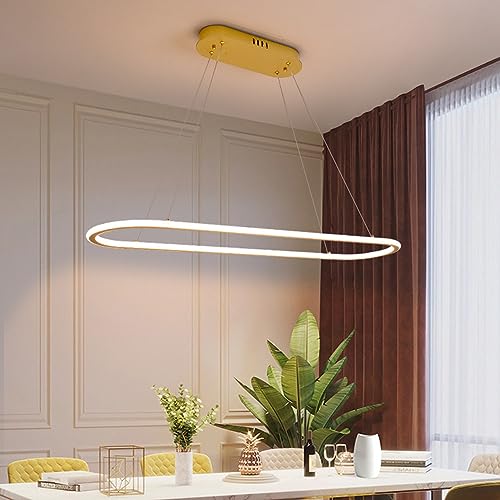 Lustre rectangulaire or pour restaurant YangRy suspension haut de gamme design minimaliste chic