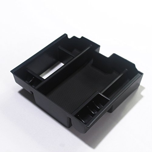 1PCS Plastic Interior Front Center Console Armrest Organizer Tray Storage Box For Jaguar XF 2010-2015