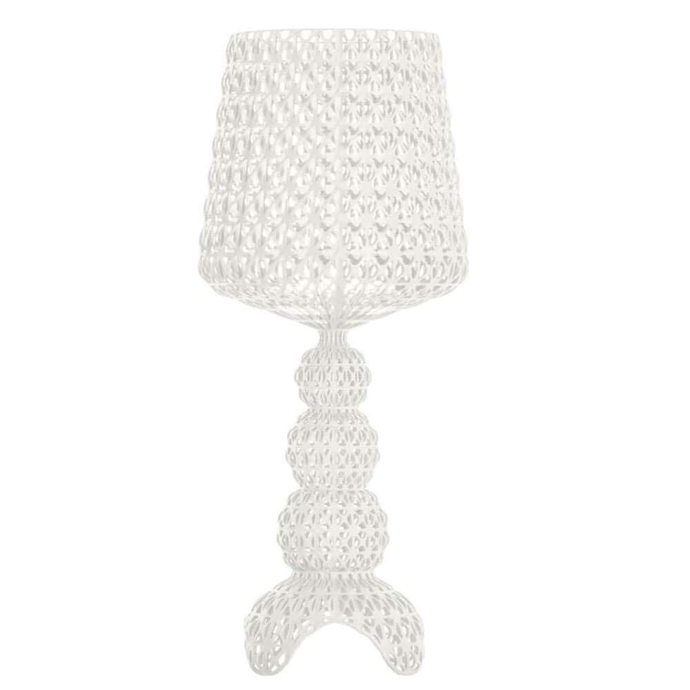 Kartell Mini Kabuki, Lampada da Tavolo Dimmerabile, Bianco Coprente, 30 x 70 cm, Indoor
