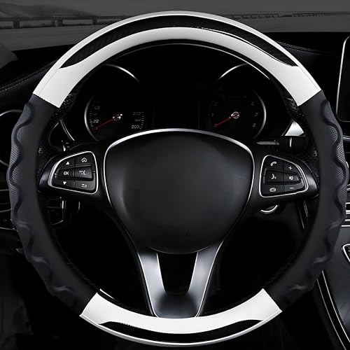 車用 ハンドルカバー に適用 スズキフロンクスWDB3S/WEB3S型 2024年10月~現行 ステアイングカバー O型 ハンドルカバー 3Dグリップ 汚れ&滑り防止 軽自動車 普通車 38p ハンドルカバー 四季汎用 取付簡単