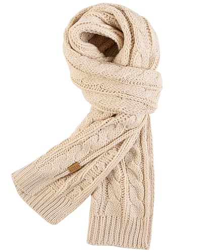 Grande écharpe tricotée d'hiver chaude pour femme idéale pour les sorties au grand air