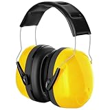 flintronic Ochronniki uszu dla dorosłych, ochrona 28 dB, słuchawki z redukcją szumów, nauszniki ochronne, słuchawki z redukcją szumów, nauszniki z regulowaną opaską na głowę, do strzelania, prac