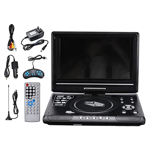9,8 polegadas 16:9 Widescreen 270 ° Rotatable LCD Screen Home Car TV DVD Player portátil VCD Compact