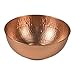 GoCraft Pure Copper Mixing Bowl with Hammered Finish for Salad, Egg Beating, Decorative & Kitchen Serving Purposes - 7.5