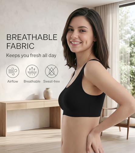 Image of Dimore Comfort Revolution Seamless Bra Easy lite Full-Coverage Wirefree Everyday Bra with CloudSoft Comfort with Removable Pad