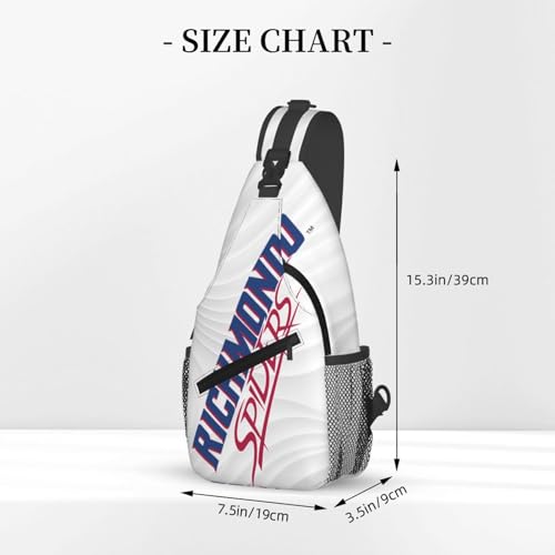 Richmond Spiders Logo Small Crossbody Backpack Sling Bag For Men Women Mini One Shoulder Chest Bags Gym Sport Travel Hiking Daypack3