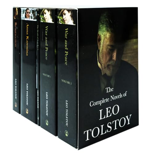 The Complete Novels of Leo Tolstoy Classic Stories 5 Books Collection Box Set (Resurrection, Anna Karenina, The Death of Ivan Ilyich, War and Peace Volume 1 & War and Peace Volume 2)