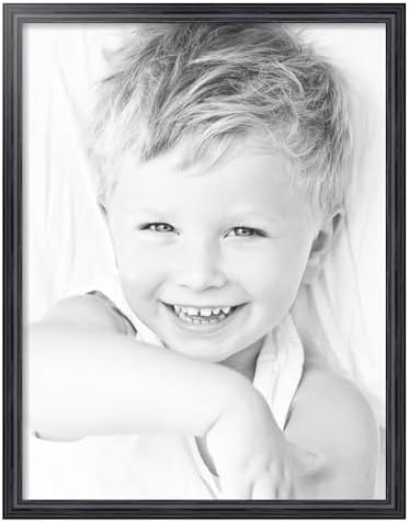 ArtToFrames 23x30 inch Black Stain on Solid Red Oak Wood Picture Frame, 2WOM0066-59504-YBLK-23x30 - 2