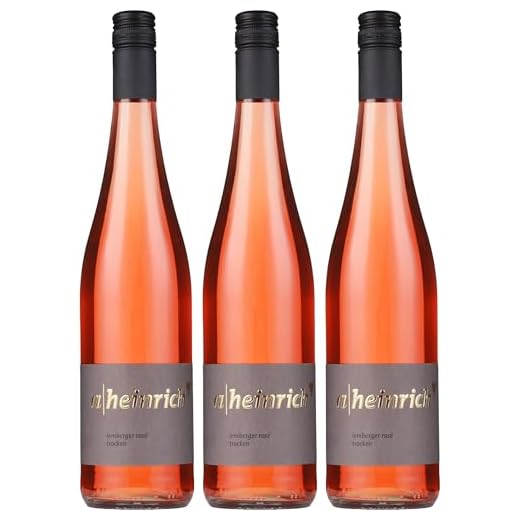 Weingut Alexander Heinrich Lemberger Rosé trocken Roséwein VEGAN Deutschland inkl. FeinWert E-Book (3 x 0.75 l)
