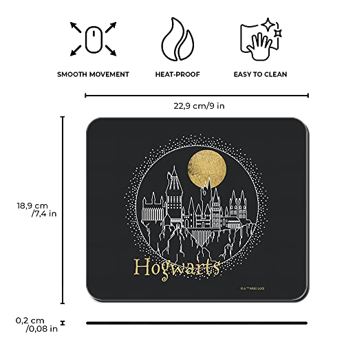 Original And Officially Licensed Harry Potter Mouse Pad, Non-Slip, Pc Pad, Computer Mouse Pad, Perfect For A Gift, 220Mm X 180Mm #TOP2