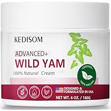 Wild Yam Cream for Skin Rejuvenation - Natural Formula with Wild Yam Root, Organic Wild Yam Cream for Softens and Moisturizes - Fast Absorbing, Non-Greasy, 6Oz