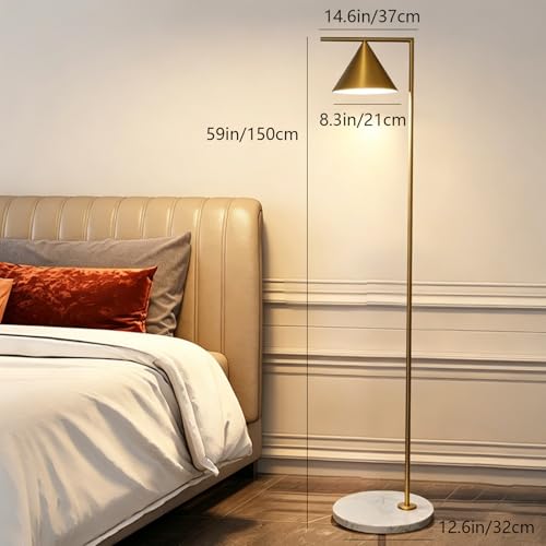 Lampe sur pied rétro à intensité variable et interrupteur intégré - 3