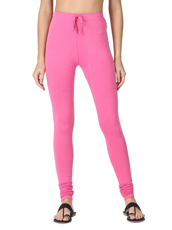 Image of Robinbosky Cotton Churidhar Leggings for Women - Stylish, Stretchable & Flattering Fit for All-Day Comfort