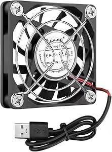 ファン 60mm 静音 USB 扇風機 小型 クーラー 冷却 6cm DC 5V 冷却ファン60mmx60mmx10mm