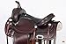 HILASON Western Draft Horse Trail Pleasure American Leather Saddle | for Horses