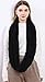 NEOSAN Womens Thick Ribbed Knit Winter Infinity Circle Loop Scarf Twist Black