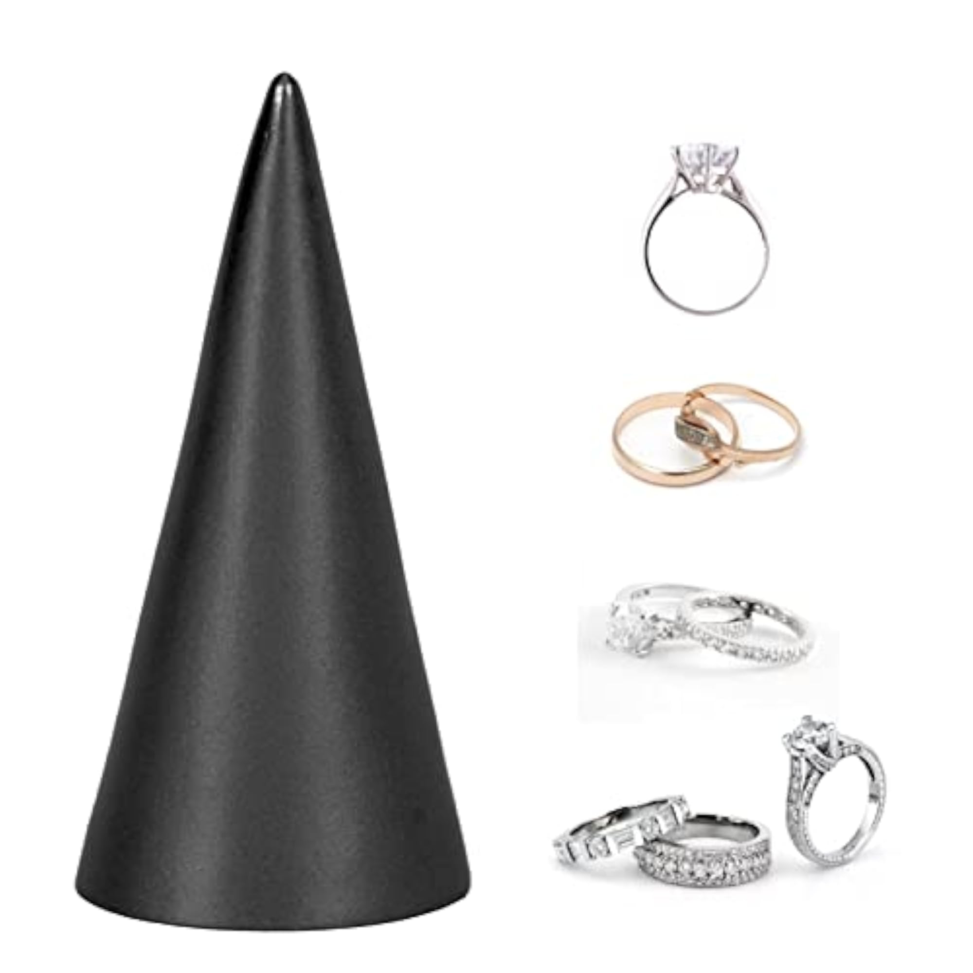 Resin Ring Holder Display Stand for Engagement or Wedding Rings