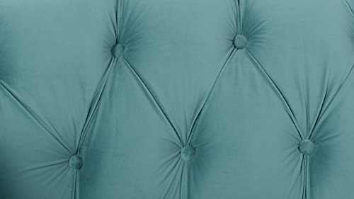 Jennifer Taylor Home La Rosa Sofa, Arctic Blue #TOP6