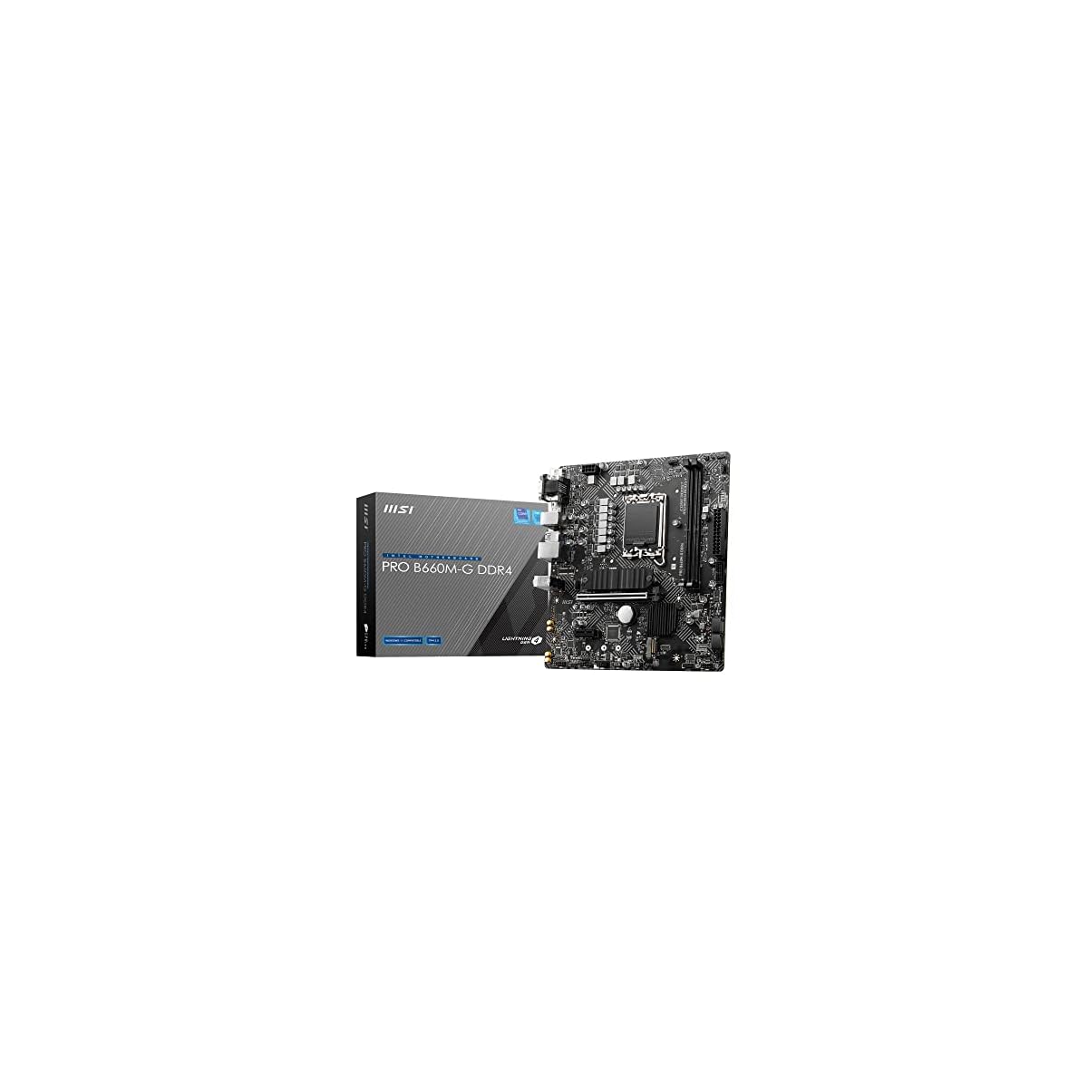 MSI-PRO-B660M-G-DDR4-Scheda-madre-Micro-ATX-Supporta-i-processori-Intel-12th-Gen-Core-LGA-1700-DDR4-Memoria-Boost-4600MHzOC-slot-PCIe-40-x16-2-slot-M2-Gen4-25G
