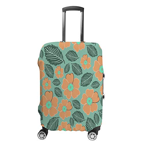 Housse de protection pour bagages anti-rayures : voyagez sans abîmer votre valise motif floral