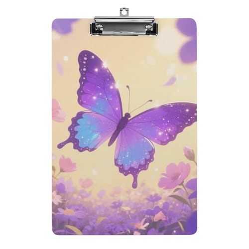 Porte-bloc A4 violet pour organiser vos gardes médicales avec style