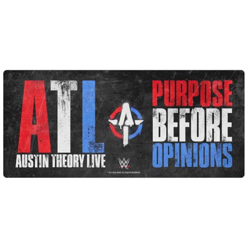 Tapis de souris pour jeux WWE Austin Theory grand format pour transformer votre bureau PC