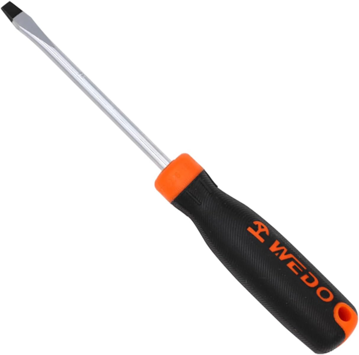 WEDO 6Pcs Screwdriver Set, Magnetic Screwdriver with 3 Flat& 3 Philips Head Tips, PH0*75mm, PH1*125mm, PH2*100mm, 3 * 75mm, 5 * 125mm, 6 * 150mm, Heavy Duty S2 Steel Made
