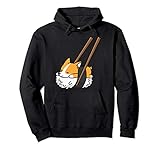 Corgi Sushi Funny Dog Gift Pullover Hoodie