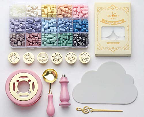 Perles de cire en nuage (kit de 200 pièces) pour vos sceaux de lettres et invitations