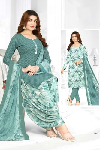 Image of Yashika Women'S Unstitched Crepe Dress Materials | Crepe Salwar Suit For Women | Suit Material For Women Unstitched