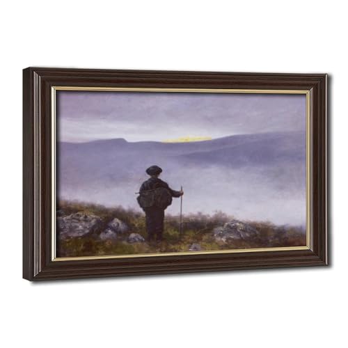 Impression sur toile Soria Moria Theodor Kittelsen cadre suspendu