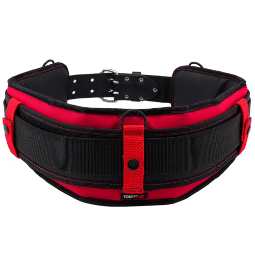 ToughHub Heavy-Duty Padded Tool Belt, Adjustable Base Work Belt for Men(No Pouches) Back Support for Builders, Electricians & Gardeners | Fits All Tool Pouch Systems
