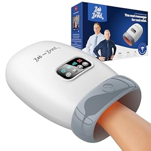 BOB AND BRAD H60 Handmassagegerät mit Wärme und Kompression, Elektrische Handmassage bei Arthritis & Karpaltunnelsyndrom, Massager Schmerzlinderung für Handgelenk & Finger, Geschenke für Damen Herren
