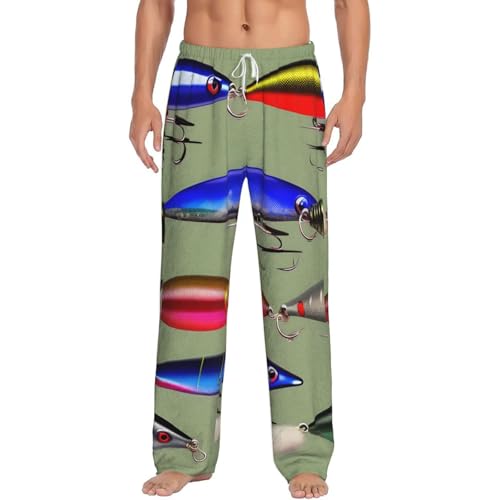Pantalon de pyjama en polaire homme chaud et doux avec poches