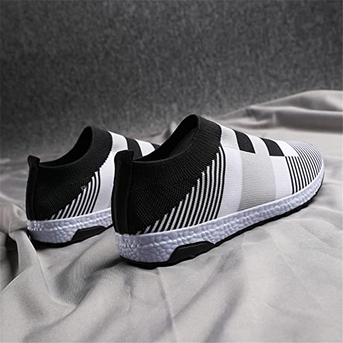 LLTMALL Women's Laceless Mesh Sneakers Slip on Lightweight Stability Running Shoes4