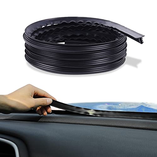 Car Door Seal Strip, 16.5 Ft Long Universal Self Adhesive Auto Rubber Weather Draft Seal Strip, Weatherstrip For Car Window Door Sunroofs Engine Cover Soundproofing #TOP3