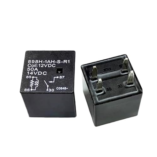 YLQUXEUV 898H-1AH-S-R1 12VDC 50A 4-pin relay 15328864