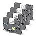 Produktbild 4X kompatibel Brother P-Touch Bänder als Ersatz für Brother TZe-231 P-Touch Schriftband 12mm Schwarz auf Weiß für Ptouch Bänder Tze Band PTH110 PT-D200 PTD600,PT-1000 PT-1080