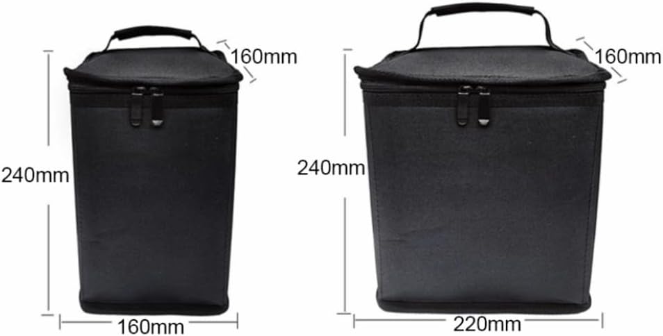 Camping Fuel Cylinder Storage Bag 6 Grid – Durable Oxford Cloth Protective Case with Handle, Non-Collision Design for Gas Canisters, Bottles & Camping Gear