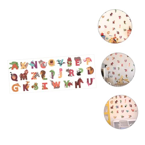 DOITOOL 26pcs Animal Alphabet Vinilos Decorativos miniatura 7