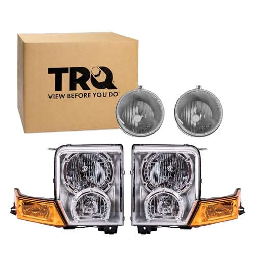 TRQ Lighting Kit CH2518117 CH2519117 CH2592135 Compatible with 2006-2010 Jeep Commander