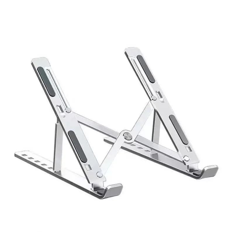 JOMINO Laptop Tabletop Stand, Fold-Up, Adjustable, Portable Holder for Desk, Laptop, All Mac, Tab, and Mobile (Silver) (B0BV6VSTJ7) Amazon Price History, Amazon Price Tracker