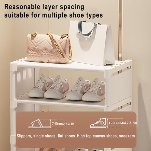 Étagère à chaussures étroite pour optimiser les petits espaces
