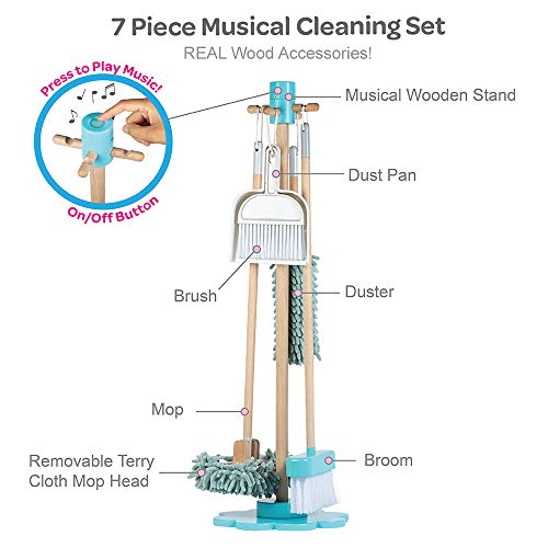wooden cleaning set for toddlers