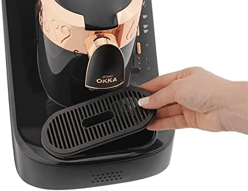 Arzum OK001 Automatic Turkish Coffee Machine, 710 W, 1 Liter, Black/Copper - Image 8