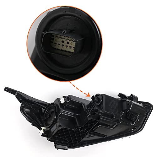 Fione For Chevy Equinox Headlight Assembly 2018 2019 2020 2021 Halogen Led Drl Projector Headlamp Replacement Left Driver Side Lh 84194561 #TOP4